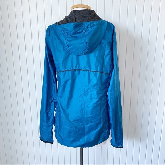 NWT Mizuno Blue Sapphire Heat Generating Hooded Jacket Coat Size XL - Picture 6 of 15